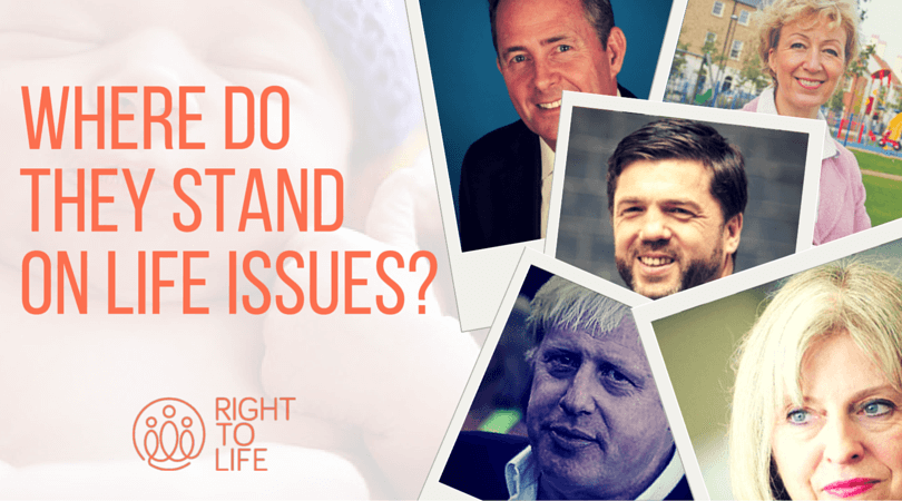 Conservative leadership candidates on life issues