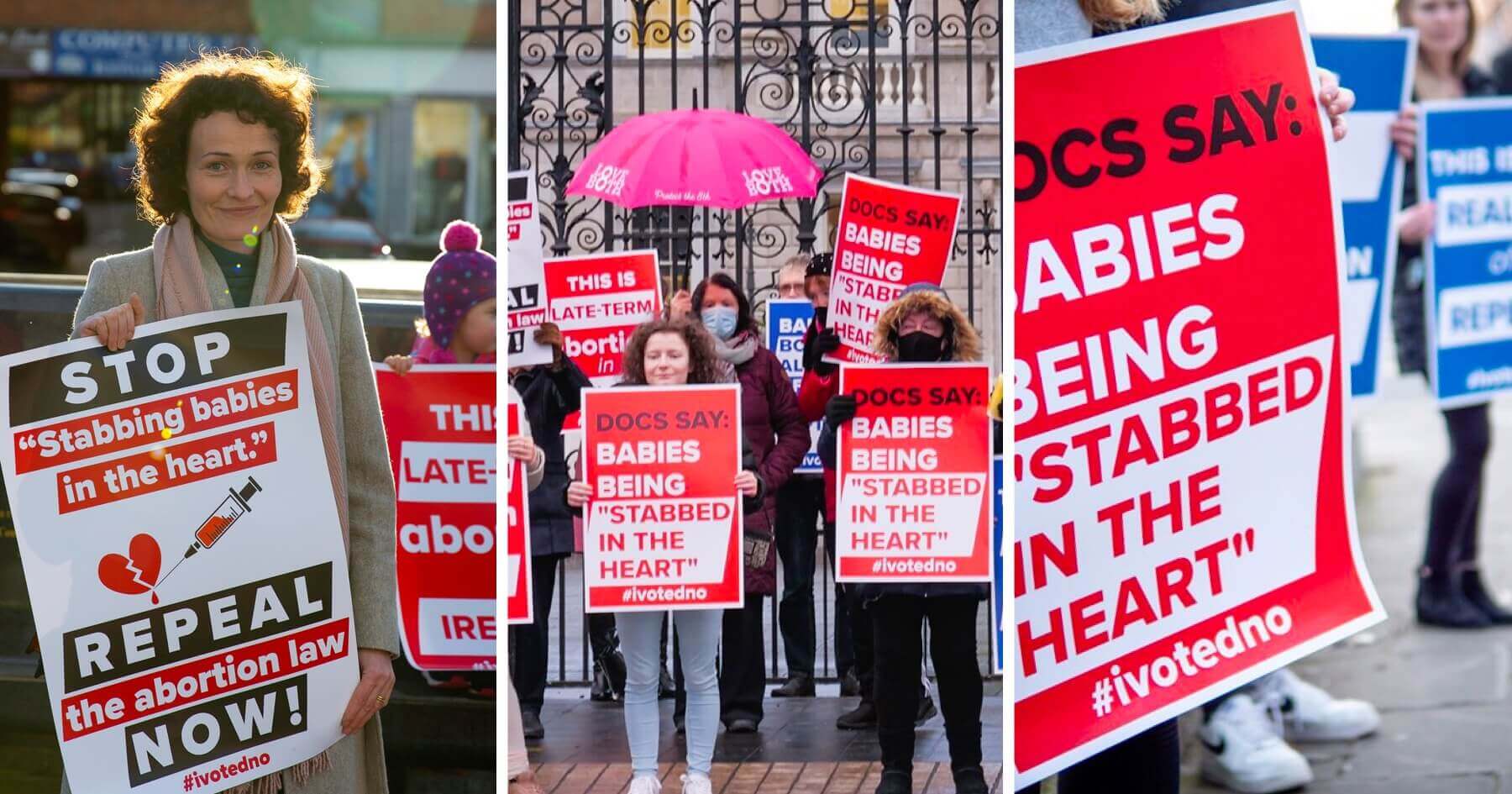 Protests across Ireland following late term abortion report release