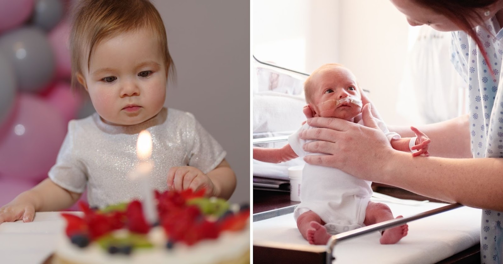 Baby girl born at 22 weeks celebrates first birthday
