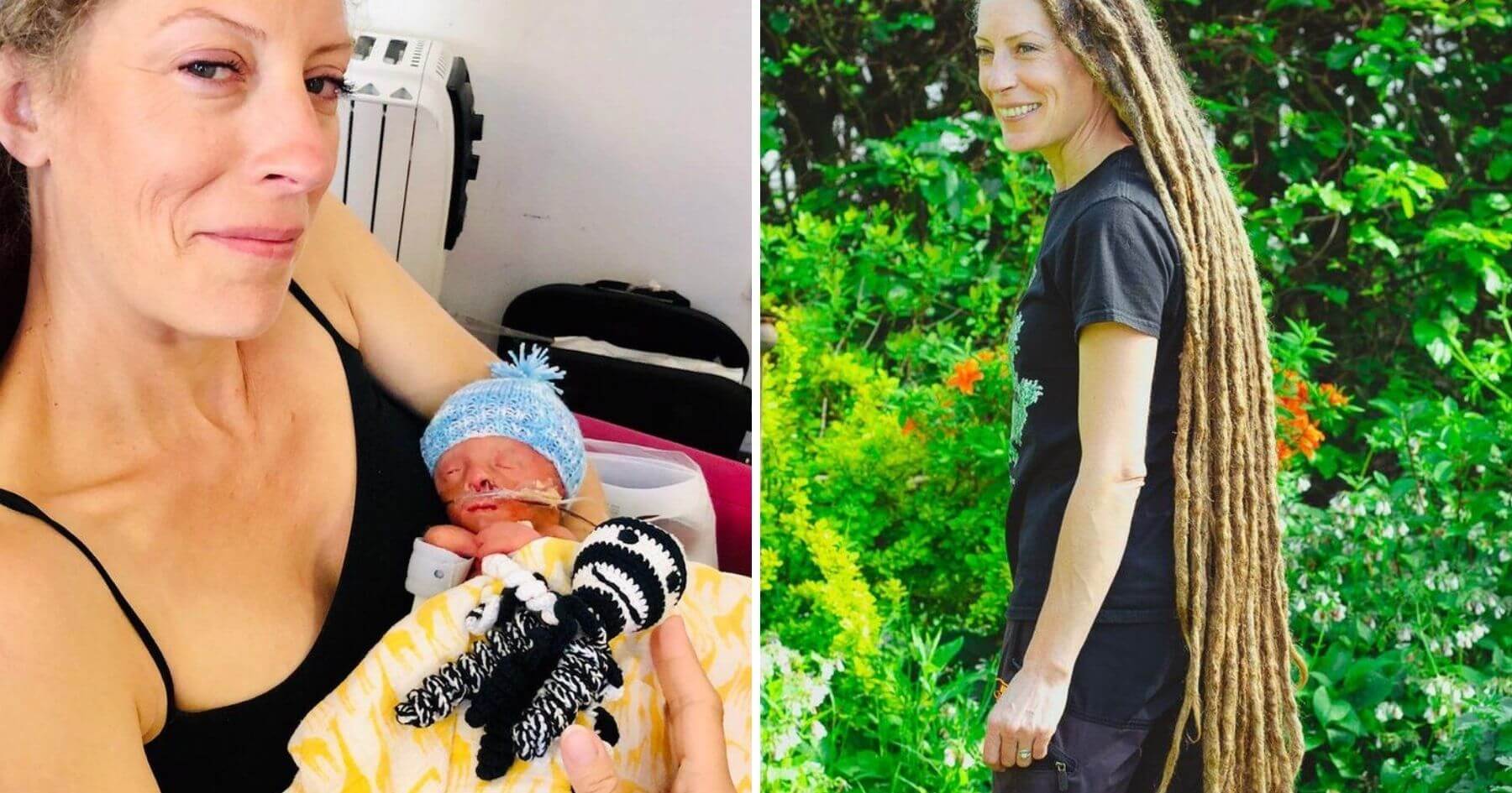 Woman chops off dreadlocks to raise money for hospice who helped after the death of their two-day-old baby
