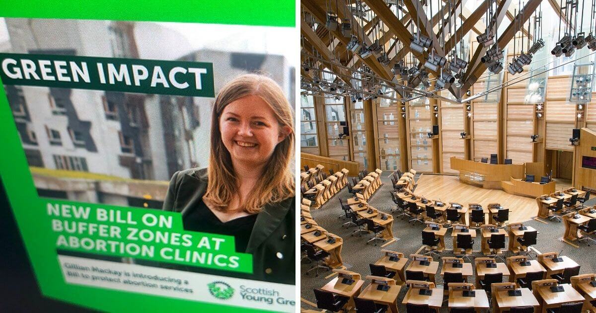 Green MSP launches Bill to introduce up to 2 years jail for offering support to women outside abortion clinics in Scotland