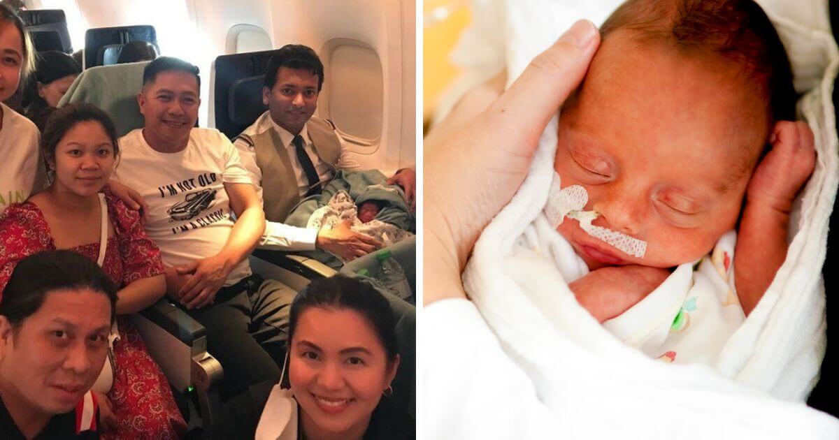 British nurses deliver premature baby on flight to Philippines