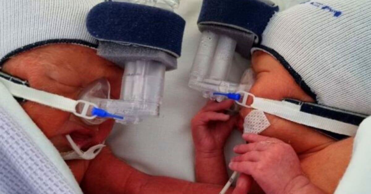 Dad raises money for hospital that cared for his prematurely-born twins