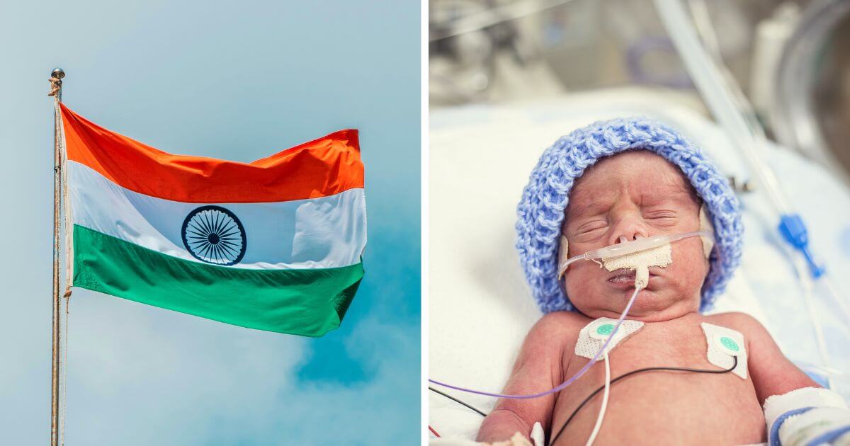 Baby born in India weighing only 400g home after 94 days in hospital