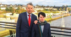 Irish man with Down's syndrome delivers letter to doctor saying that abortion on the grounds of Down’s syndrome was “very wrong” and “unfair”