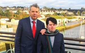 Irish man with Down’s syndrome delivers letter to doctor saying that abortion on the grounds of Down’s syndrome was “very wrong” and “unfair”