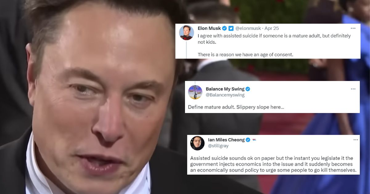 Elon Musk tweets opposition to child euthanasia