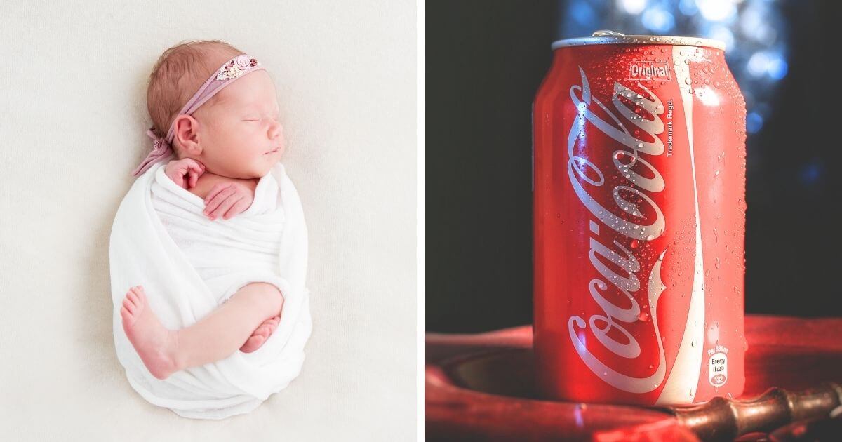 Premature baby born weighing less than a can of coke