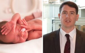 Baby born at 27 weeks now thriving as her MSP father fights to keep neonatal unit open