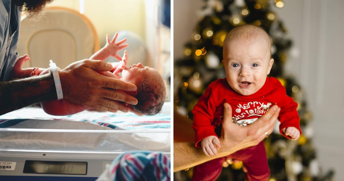 Baby boy born 1 week after abortion limit now ready to celebrate Christmas at home with his family