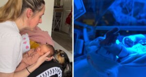 Gold medalist swimmer shares “absolute awe” over premature daughter