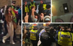 Press release – Police protect young female pro-life speaker from screaming pro-abortion mob in Manchester