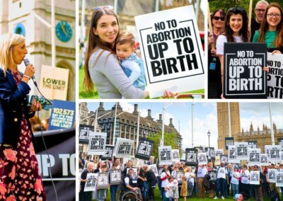 Hundreds attend pro life rally outside Parliament marking the biggest abortion battle in a generation