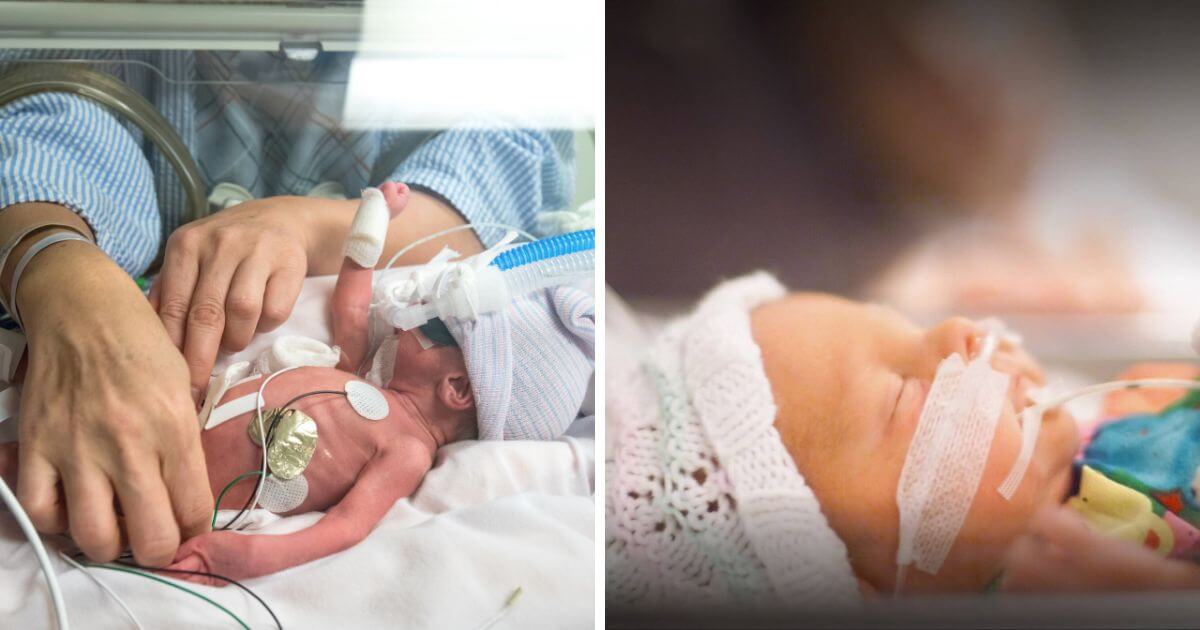 Couple who met as premature babies in hospital celebrate birth of baby girl