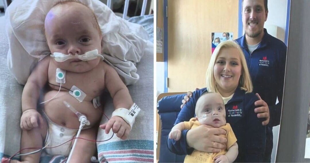 Premature baby boy goes home for the first time after spending 382 days in hospital