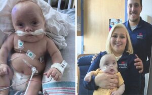 Premature baby boy goes home for the first time after spending 382 days in hospital