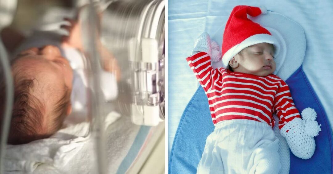 Christmas in hospital made special for little baby with Down’s syndrome
