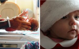 Family of premature baby born at only 26 weeks calls for more blood donations at Christmas