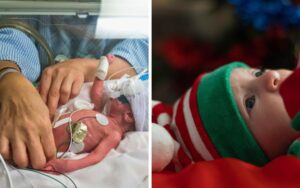 Premature baby makes it home for Christmas after 150 days in hospital
