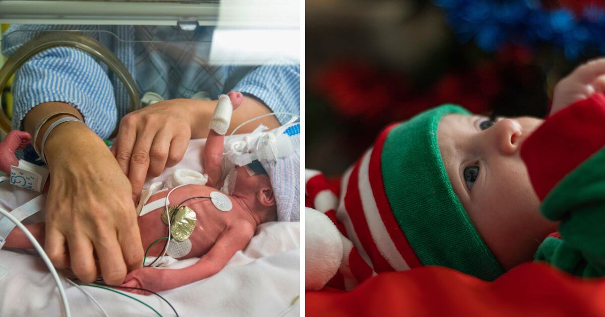 Premature baby makes it home for Christmas after 150 days in hospital