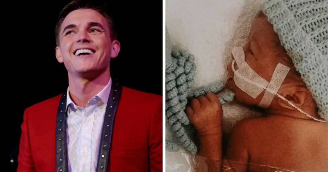 Alvin and the Chipmunks star welcomes premature baby home after 70 days in hospital