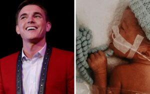 Alvin and the Chipmunks star welcomes premature baby home after 70 days in hospital