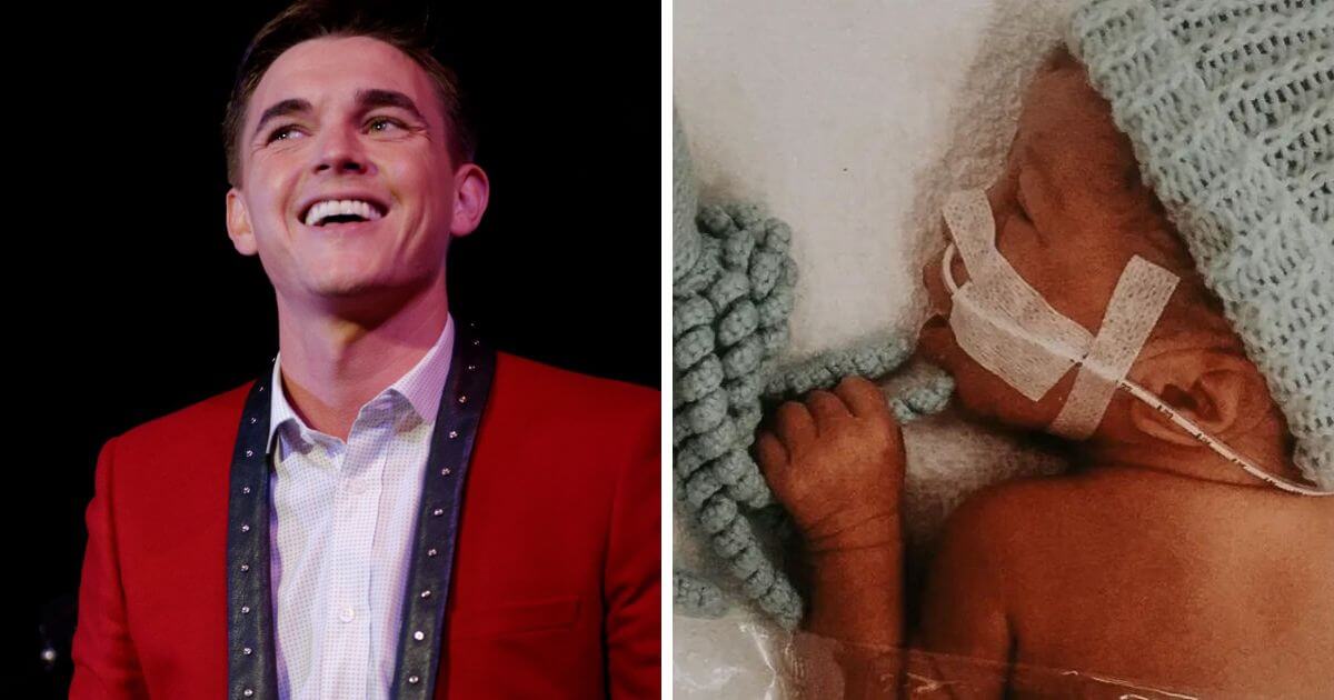 Alvin and the Chipmunks star welcomes premature baby home after 70 days in hospital