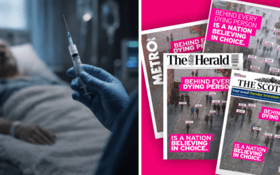 Assisted suicide pressure group splashes on newspaper ads, prompting major backlash