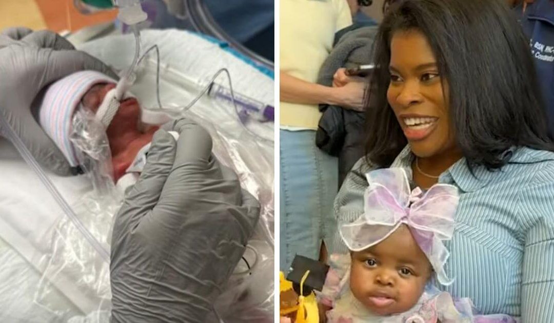 Mother and baby, born 30 years apart, both premature and treated by the same doctor