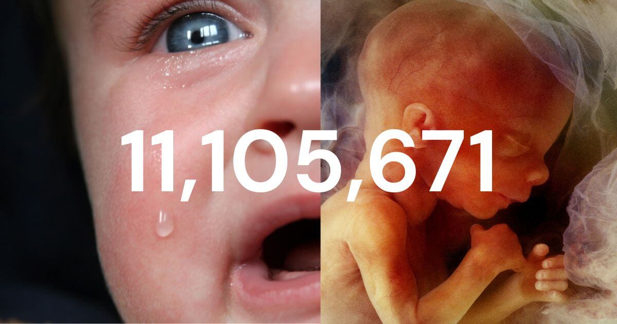 58th anniversary of Abortion Act coming into effect, 11,105,671 lives lost since 1968