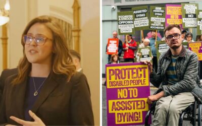 Lauren Edwards MP urged not to bring back assisted suicide Bill after local residents and disability charities deliver petition