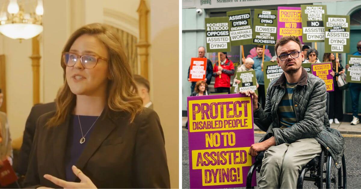 Lauren Edwards MP urged not to bring back assisted suicide Bill after local residents and disability charities deliver petition