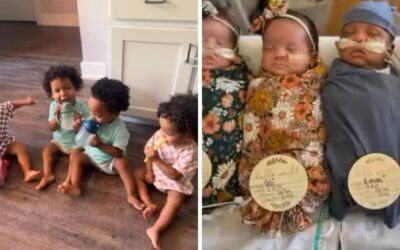 World’s most premature surviving quadruplets celebrate second birthday ‘healthy and happy’