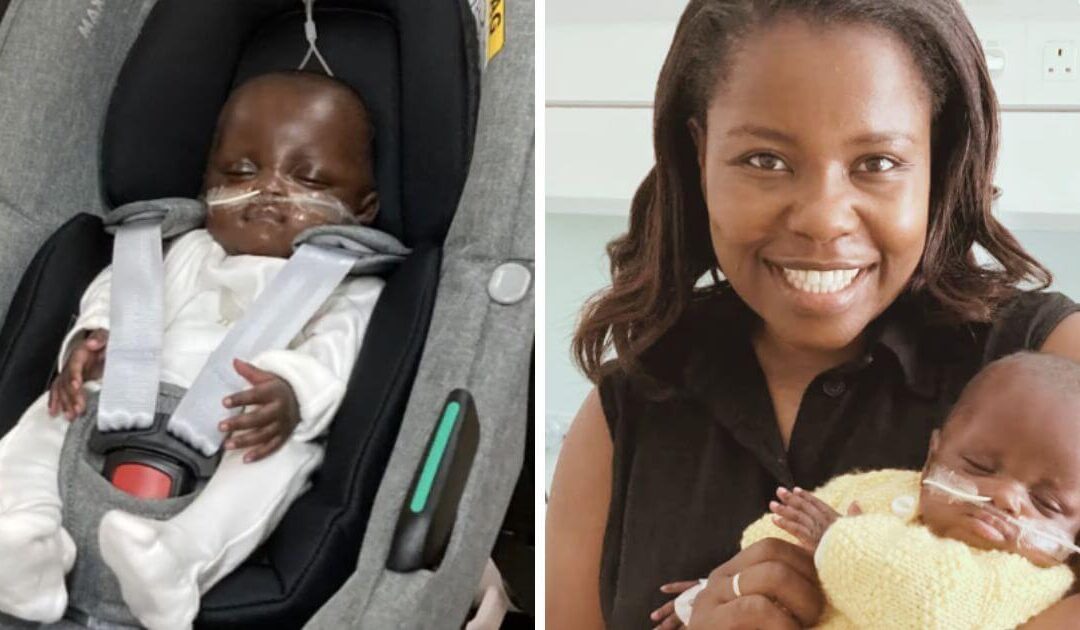 Born at 22 weeks weighing barely a pound, now 5x heavier and going home