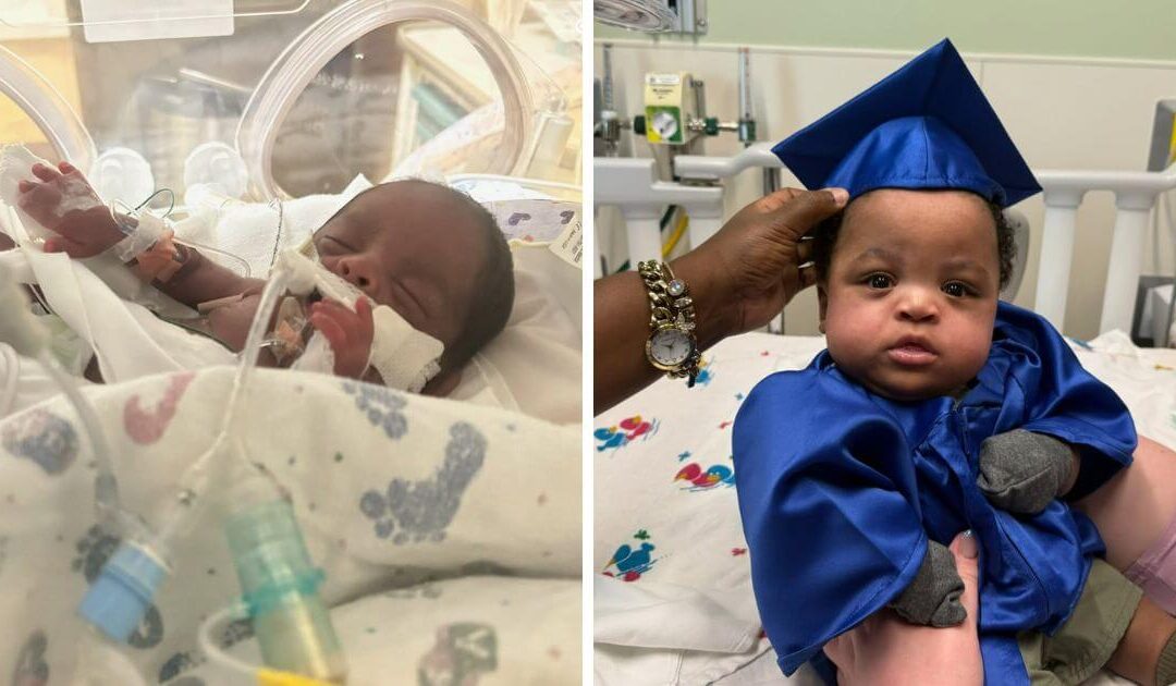 Tiny premature baby overcomes “extraordinary odds” after almost 200 days in hospital