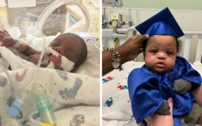 Tiny premature baby overcomes “extraordinary odds” after almost 200 days in hospital